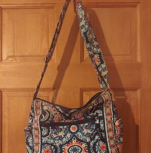 Vera Bradley Handbag, but, orange,  paisley